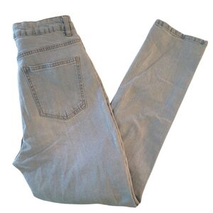 Cotton On Light Wash High Rise Stretch Mom Jeans Size 8